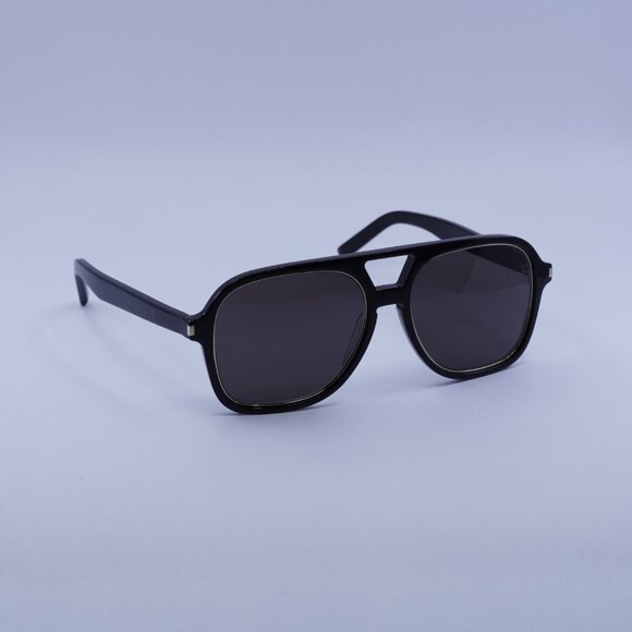 🕶️ New Saint Laurent SL602 RIM 001 Sunglasses - Black Frame, Black Lenses - Picture 4 of 11
